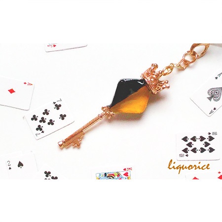 トランプモチーフの鍵チャーム