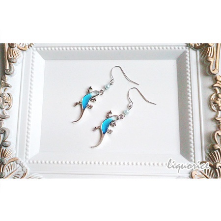 トカゲのピアス(イヤリング)