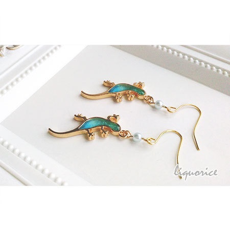 トカゲのピアス(イヤリング)