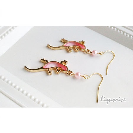 トカゲのピアス(イヤリング)