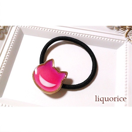 チェシャ猫のヘアゴム