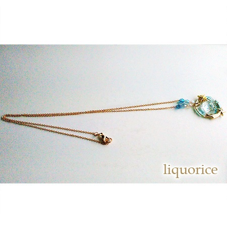 流れ星と鉱石のネックレス・ペンダント