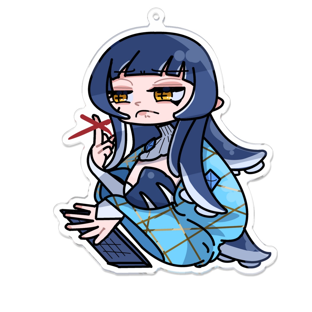 淡紫ぽるぽ描きおろし限定アクキー
