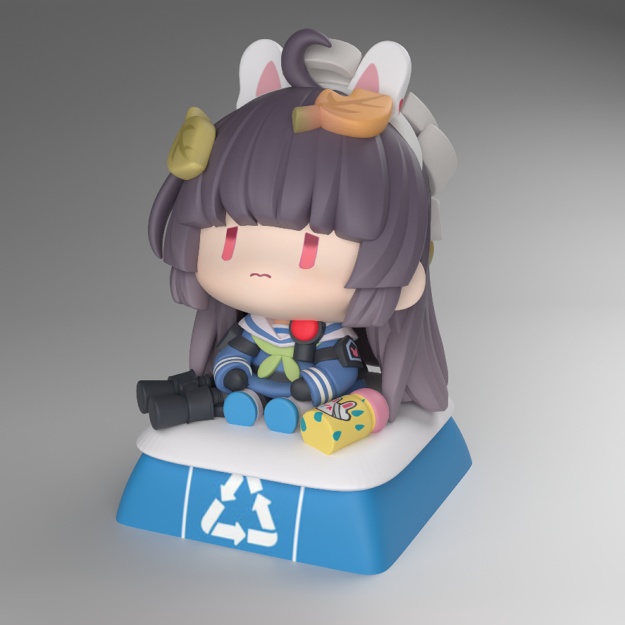 ブルーアーカイブ 霞沢ミユ キーキャップ