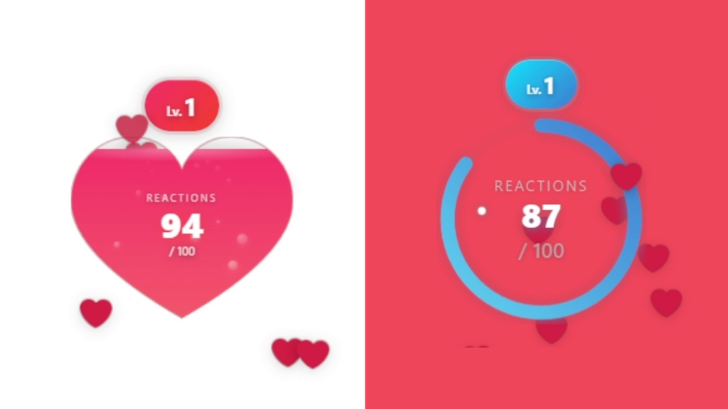 【YouTube向け】リアクションタンク【OBSオーバーレイ】