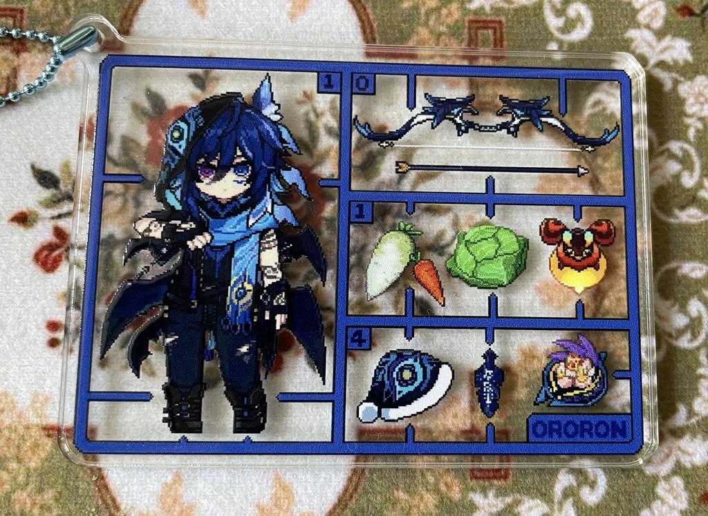 原神プラモキーホルダー【ナタ】