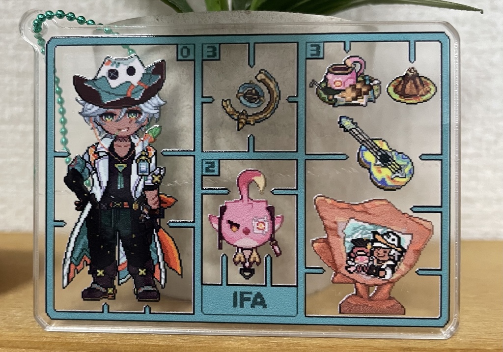 原神プラモキーホルダー【ナタ】