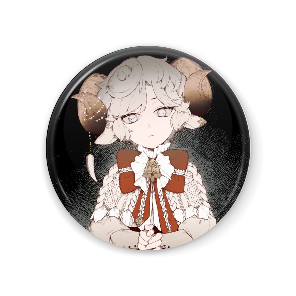 羊坊ちゃんの缶ミラー