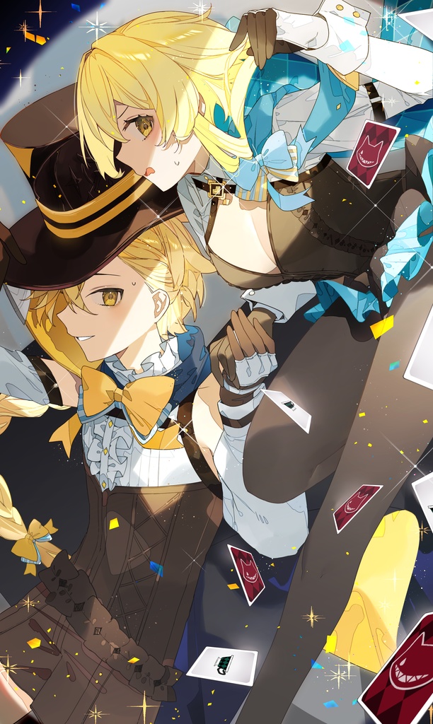 空&蛍のアクリル時計