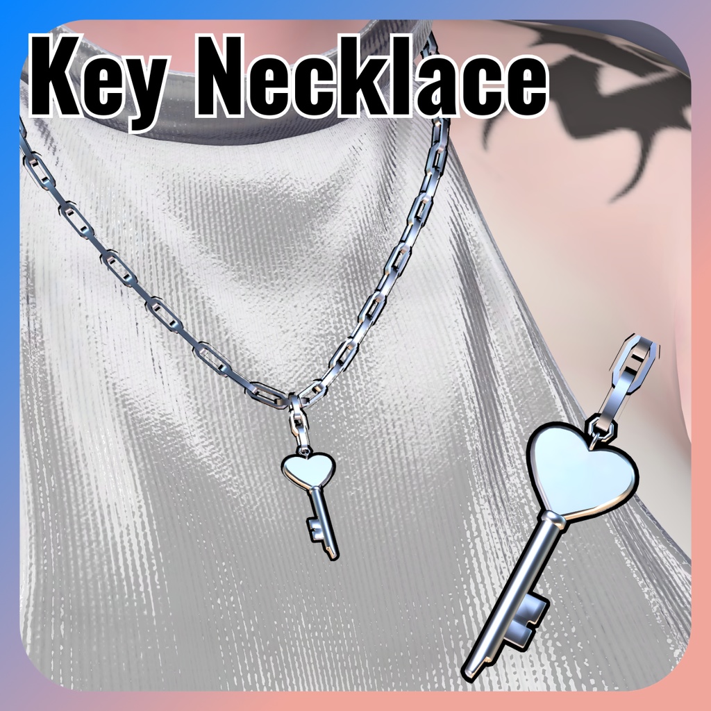 Key necklace  [MA対応] 【Adjustable】