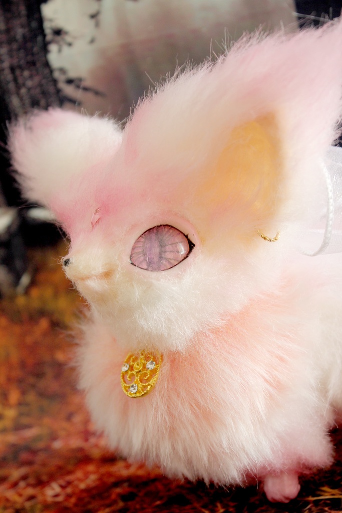 桜カーバンクル (オリジナルアートドール) 狐系