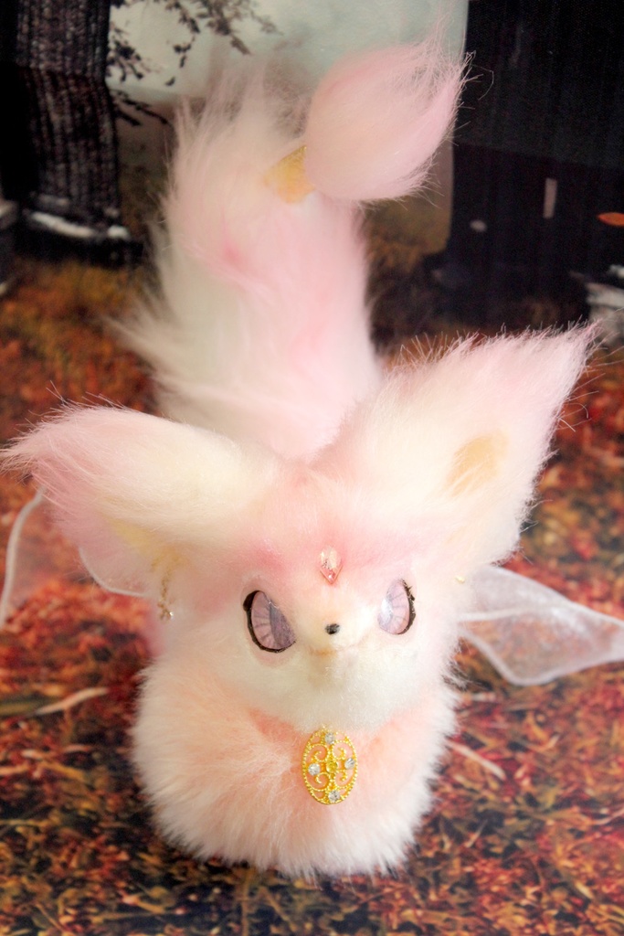 桜カーバンクル (オリジナルアートドール) 狐系