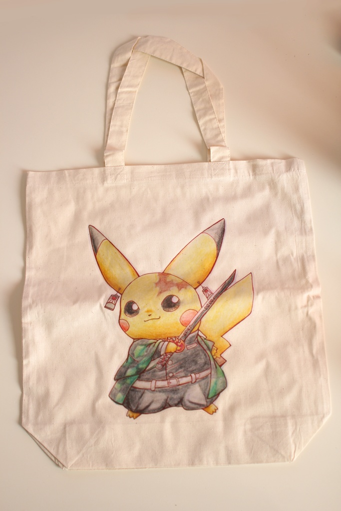 竈門炭治郎 ピカチュウトートバッグ 犬神小屋 Booth