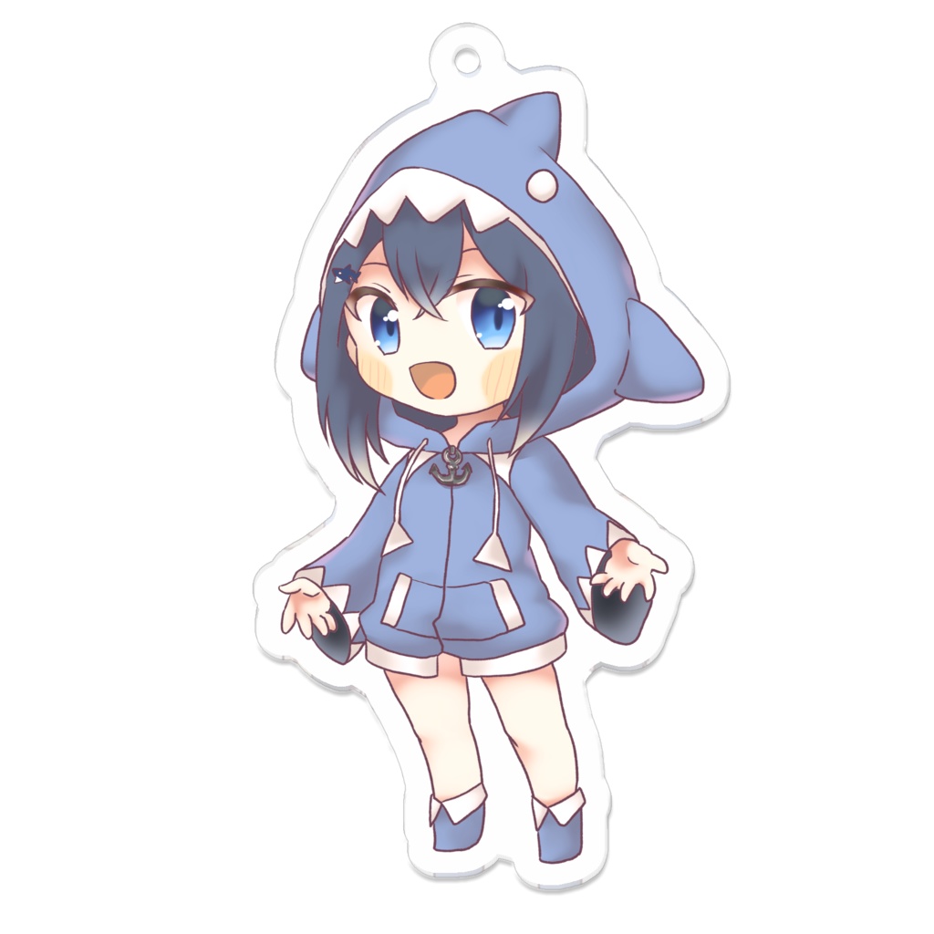春流サメちゃんアクリルキーホルダー