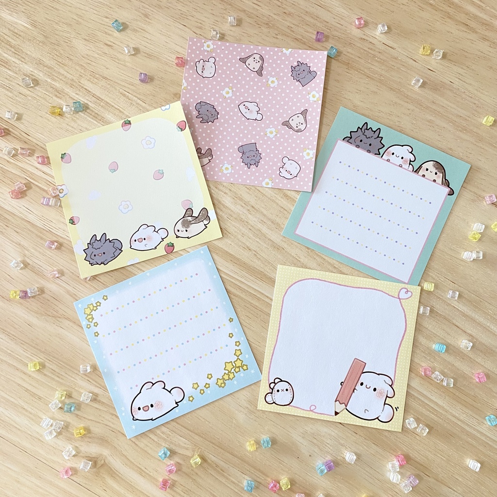 メモペーパー・全5種(各30枚入り)