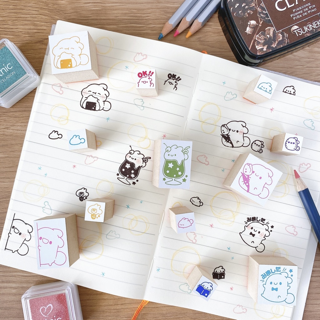 はんこ(a・7種類 / b・4種類 / c・1種類)