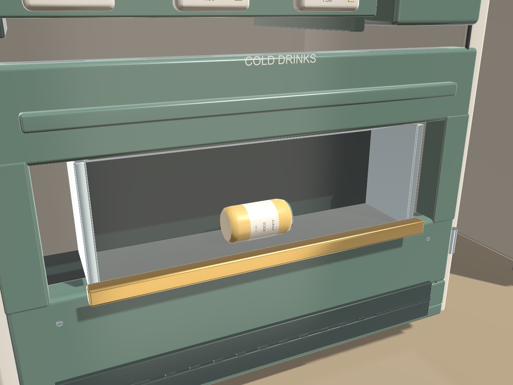 【無料版あり】FLRALP カフェの自動販売機セット【商品が出るギミック/Unity・VRChat】