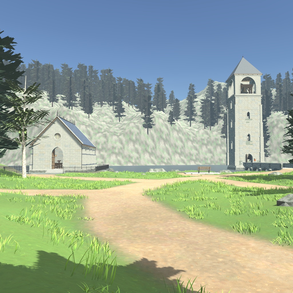 【無料版あり】湖畔マップ【Unity・VRChat・Godot】