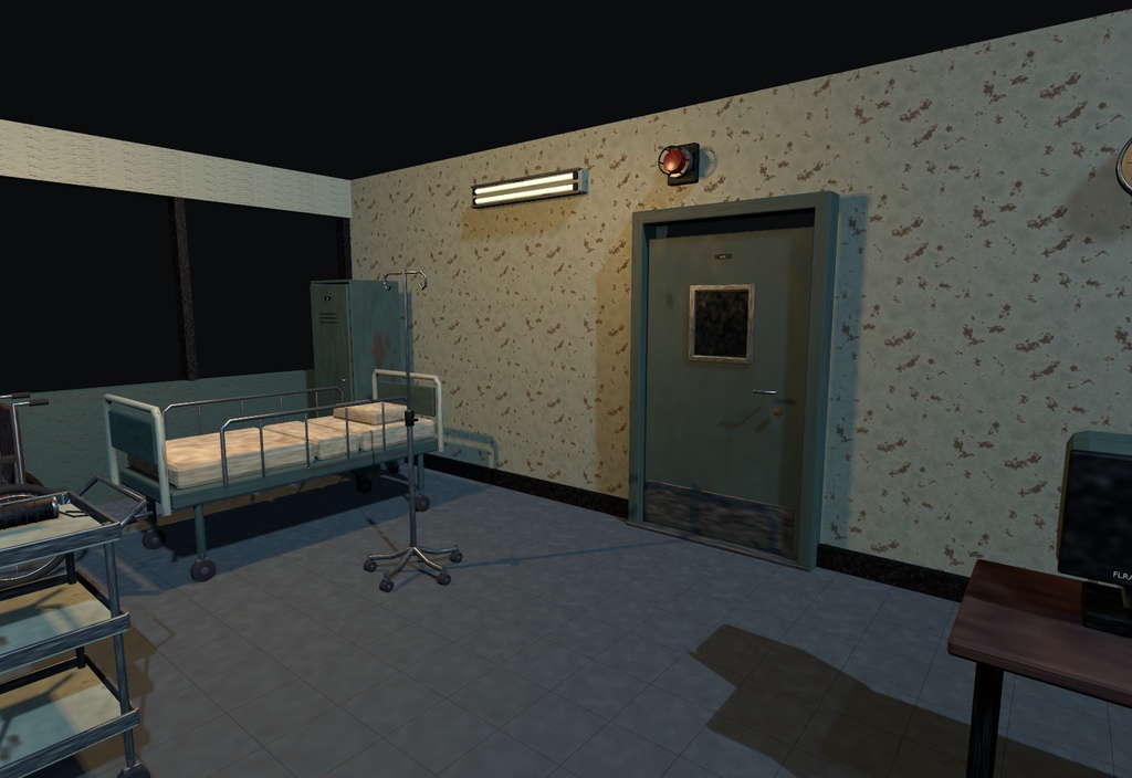 【20モデル・無料版あり】ホラー小物セット / Horror Props【Unity・Godot】