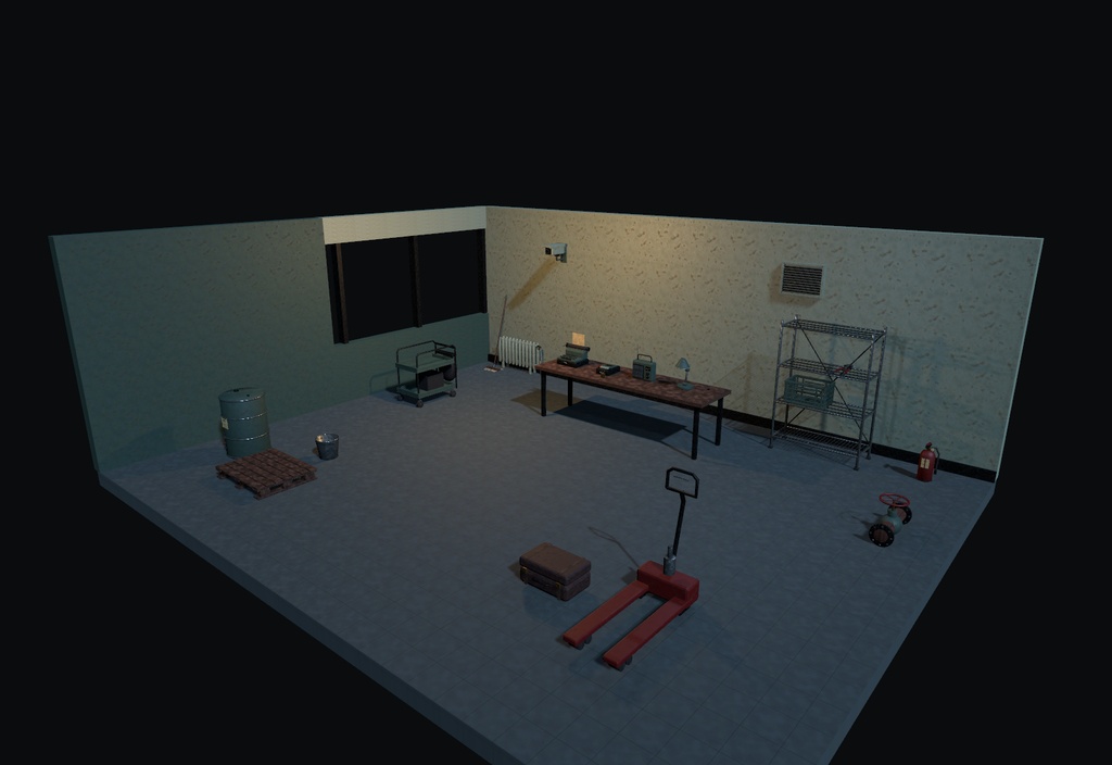 【20モデル・無料版あり】ホラー小物セット2 / Horror Props 2【Unity・Godot・VRC】