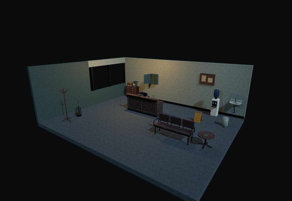 【20モデル・無料版あり】ホラー小物セット3 / Horror Props 3【Unity・Godot・VRC】