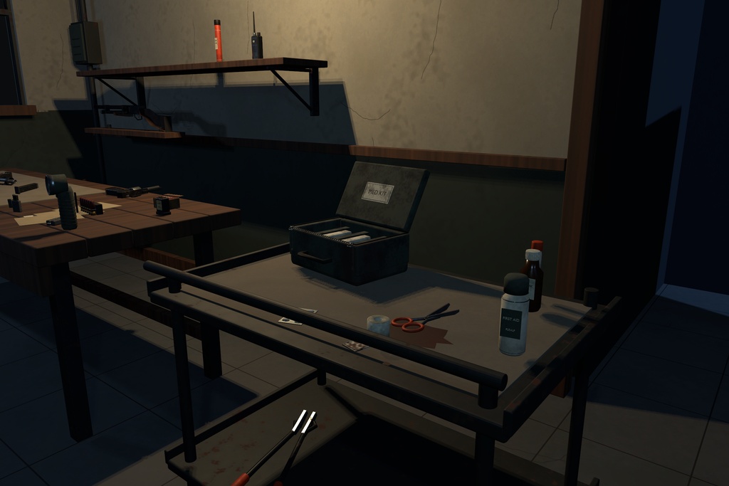 【無料版あり】ホラー武器・アイテムセット 26点 / Horror Items【Unity・Godot・VRC】