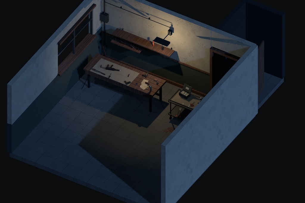 【無料版あり】ホラー武器・アイテムセット 26点 / Horror Items【Unity・Godot・VRC】