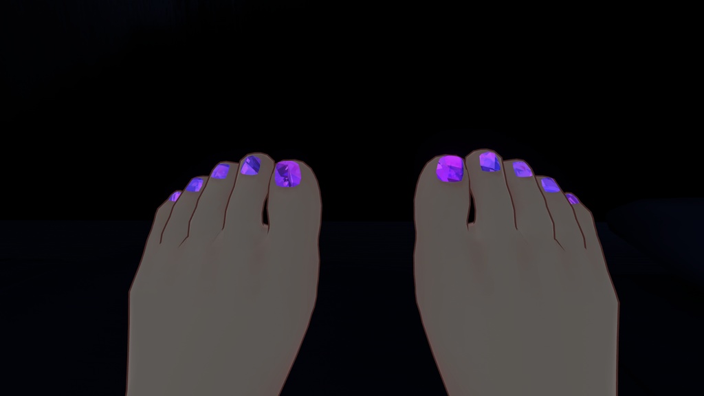 狐雪向け 宝石風ネイルtexture