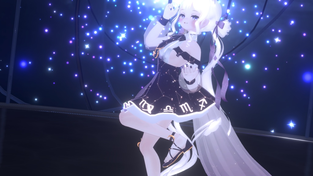 狐雪向け 星座モチーフネイル