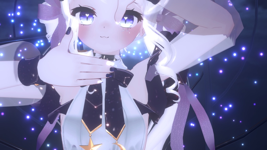 狐雪向け 星座モチーフネイル