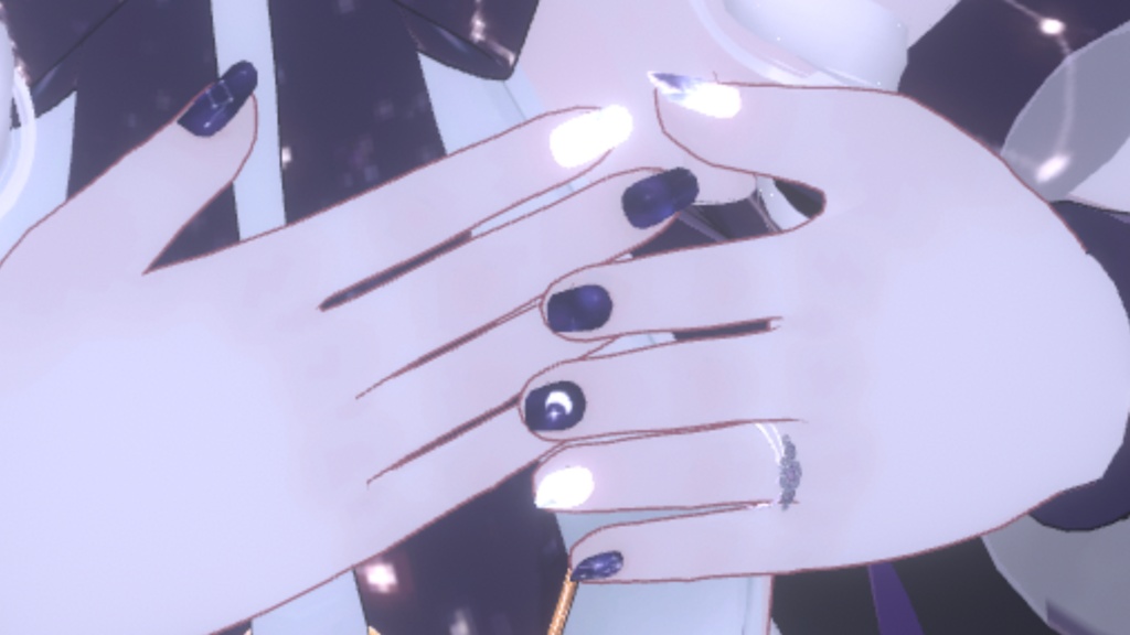 狐雪向け 星座モチーフネイル