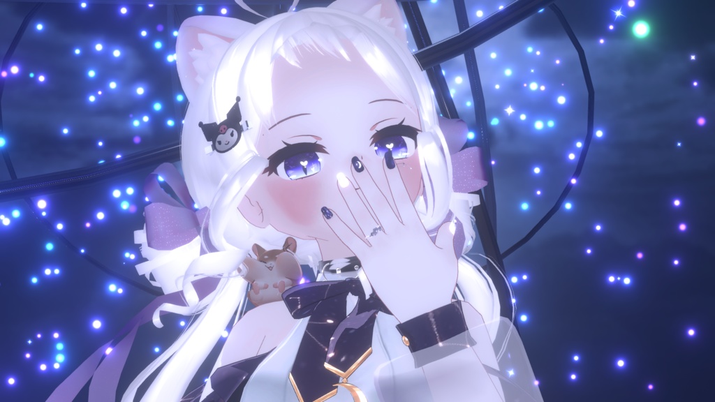 狐雪向け 星座モチーフネイル