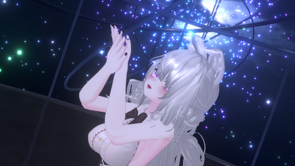 ここあ向け 宝石モチーフネイル