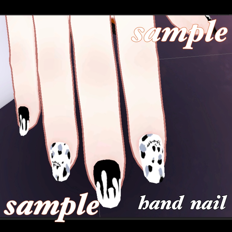 狐雪向け ハロウィンネイル・メイクセット