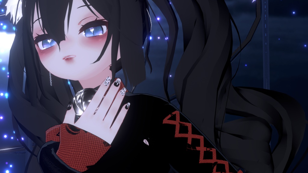 狐雪向け ハロウィンネイル・メイクセット