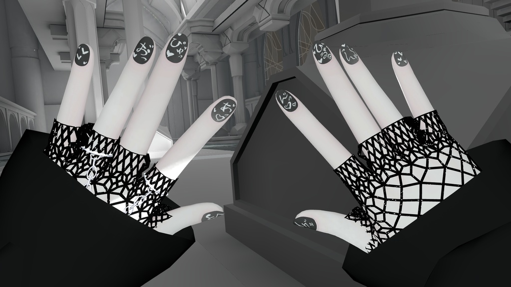 【舞夜向け】 えちえち♡喘ぎ文字ネイル....~ッ!!!