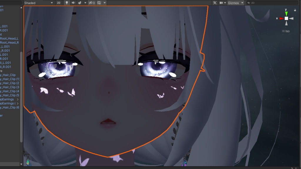 【舞夜向け】蝶モチーフ ネイル・タトゥーセット