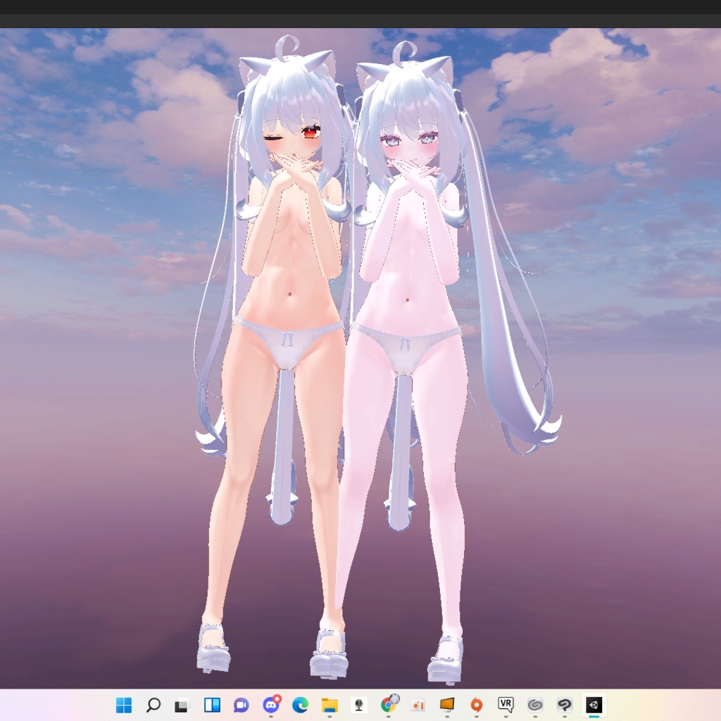 【舞夜向け】色素薄め肌テクスチャ