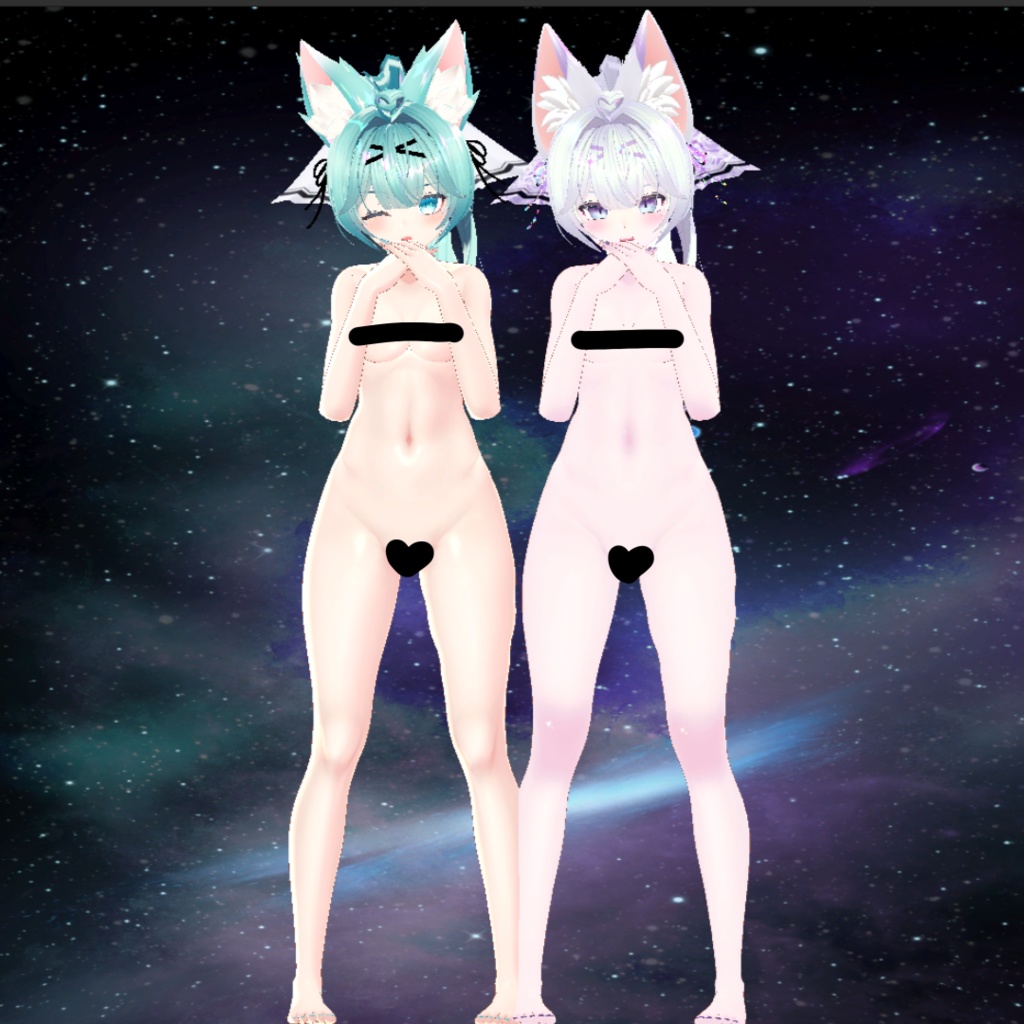 【竜胆向け】色素薄め肌テクスチャ