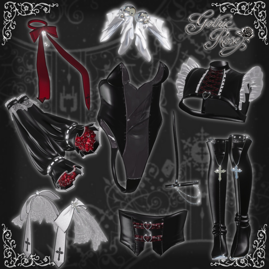 【セール中】♰ゴシックローズ♰Gothicrose♰【12avatar対応】