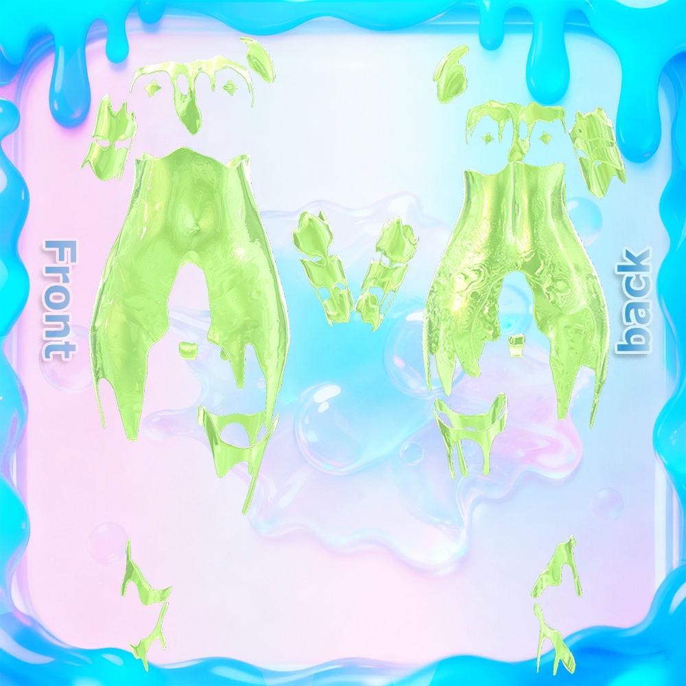 💦「スライム服 SlimeDress」💦【11 Avatar対応】