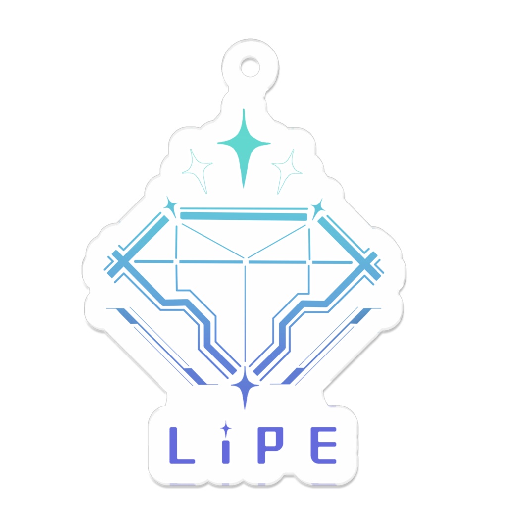 LiPEマークロゴ/アクリルキーホルダー