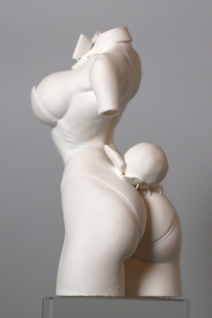 バニーガールトルソー(3Dプリンタ出力品)