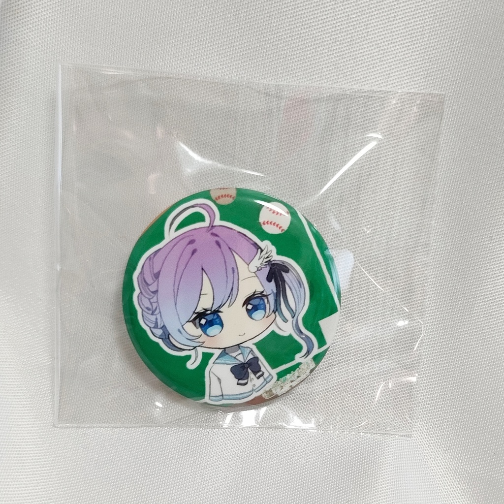 Vtuber彩無せぴあ「夏のバレンタインセット」缶バッジ+ポストカード