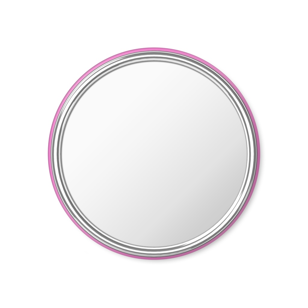 ぷっくりハート缶ミラー