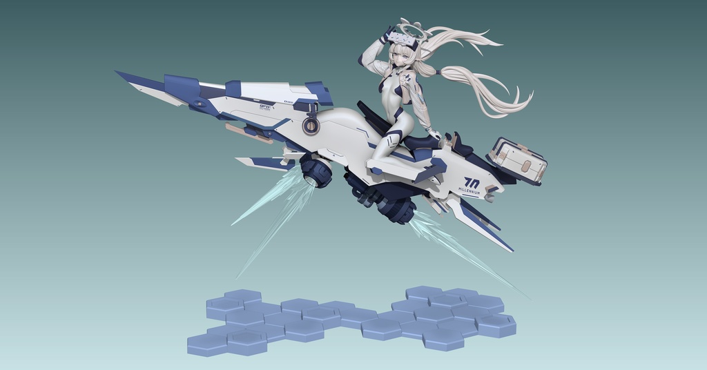 【受注生産】1/7 全長54cm 明星ヒマリ 臨戦ひまり-Deluxe Edition