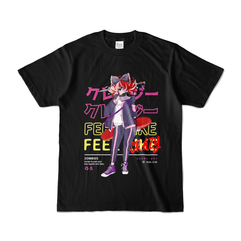 Kureiji Ollie クレイジー・オリー Hololive Tシャツ