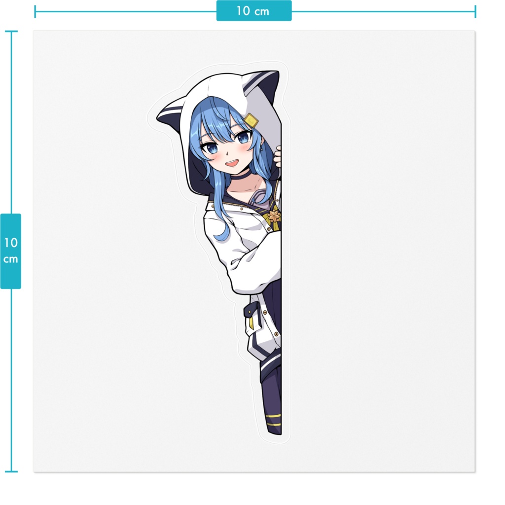 Sticker Peeking Hoshimachi Suisei 星街すいせい Hololive
