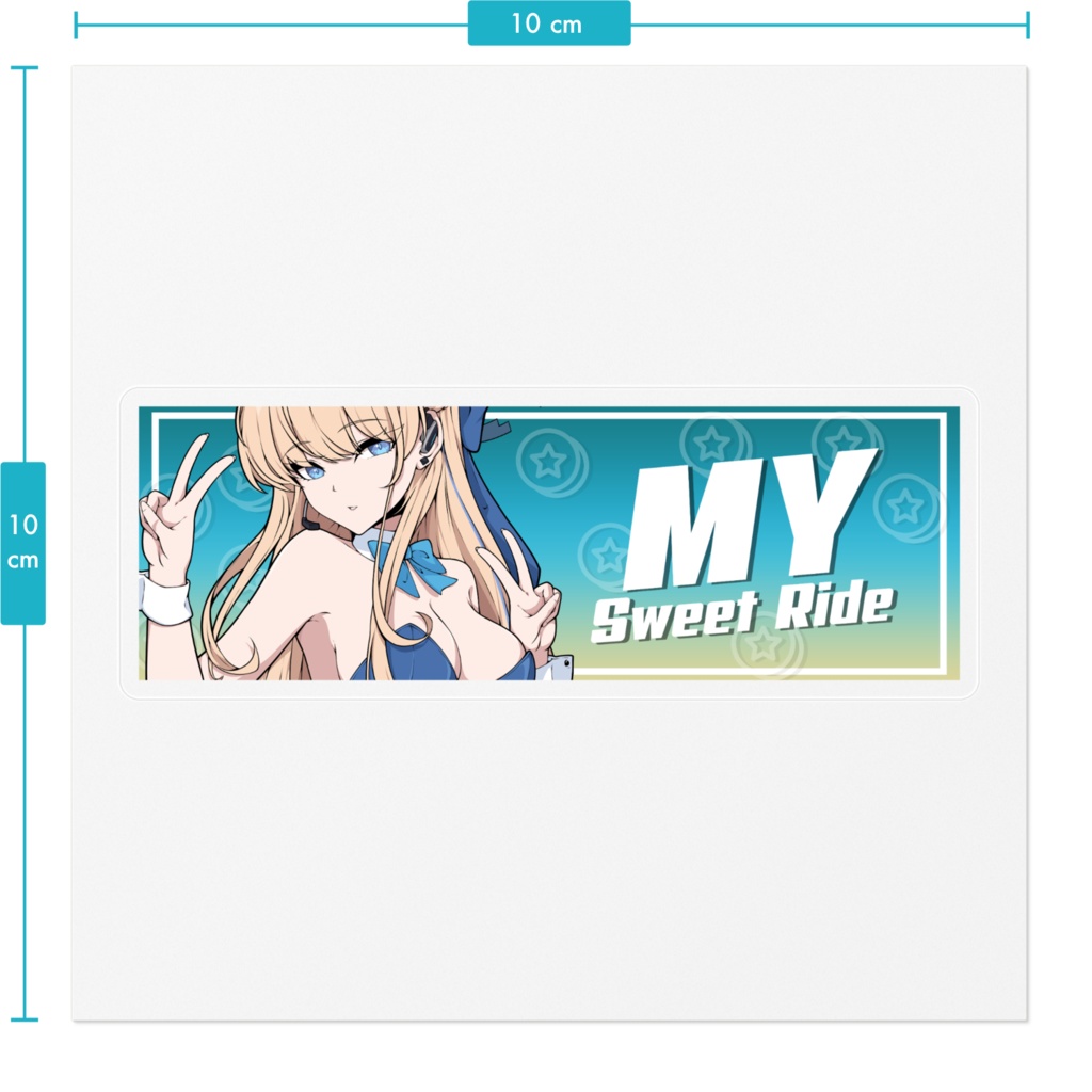 Slap Sticker Asuma Toki Bunny 飛鳥馬トキ Blue Archive