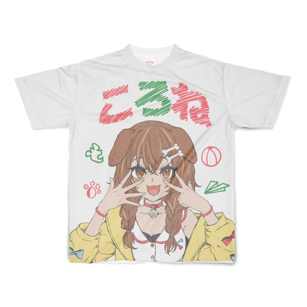 Inugami Korone 戌神ころね Hololive Tシャツ